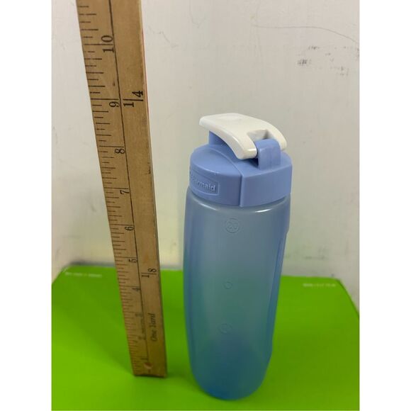 Rubbermaid blue water bottle 20 oz retired fliptop - Picture 5 of 5